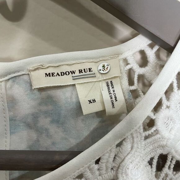 Anthropologie Meadow Rue Crochet Top Blouse - Picture 3 of 5